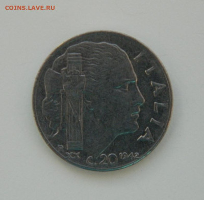 Италия 20 чентезимо 1942 г. до 06.04.24 - DSCN9695.JPG