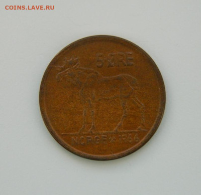 Норвегия 5 эре 1966 г. (Фауна) до 06.04.24 - DSCN9651.JPG