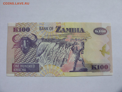 100 квача Замбия. Пресс. 1992. - 100 квача Замбия 1992 Пресс - 2