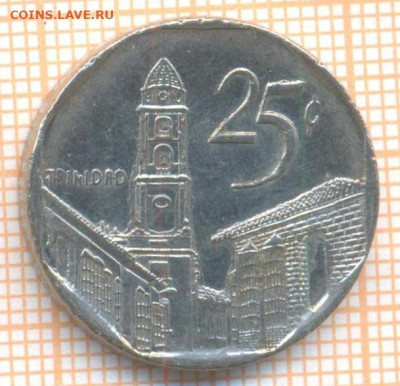 Куба 25 сентаво 2006 г., до 07.04.2024 г. в 22.00 по Москве - Куба 25 сентаво 2006 15 128а