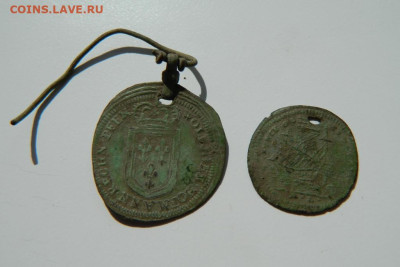 Пара "нюрнбергских" счётных жетонов. - DSCN6627.JPG