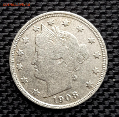 США 5 центов 1908, до 06.04.24 - 5 центов 1908_3