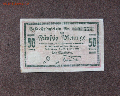 Германия.Нотгельд. Инстербург.  50 пф. 1918 г. до 22.00 07.0 - IMG_0164.JPG