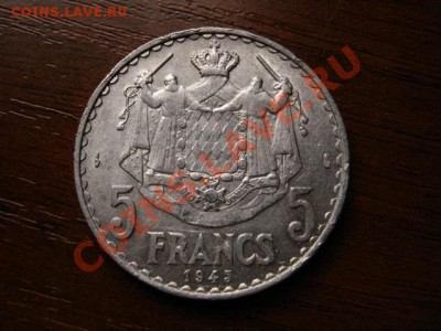 Монако 5 франков 1945 год-тип до 18.01.12 в 21.00 М - IMG_2261