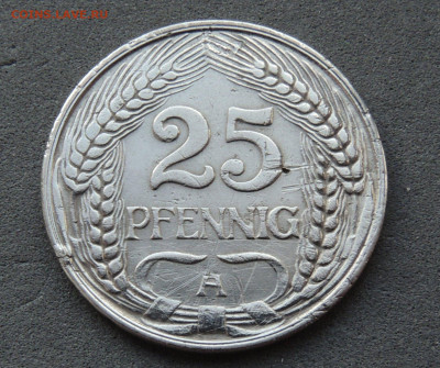 Германия 25 пфеннигов 1911 до 7.04.2024 - Германия 25 пфеннигов.JPG