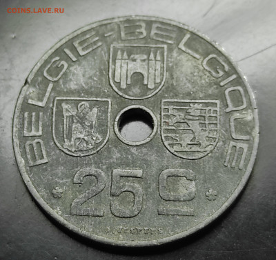 Бельгия 25 сантимов 1943 до 9.04.2024 - IMG_20240330_081510