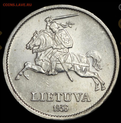 Литва, 10 лит 1936 - кобыла