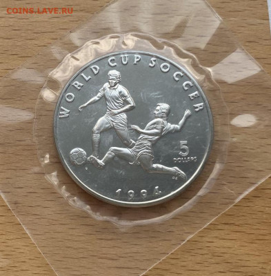 Маршалловы Острова 5 долларов 1994 Чемпионат мира Футбол - krona_shajba_marshallovy_ostrova_5_dollarov_1994_chempionat_mira_po_futbolu_sport_futbol_buklet_blister