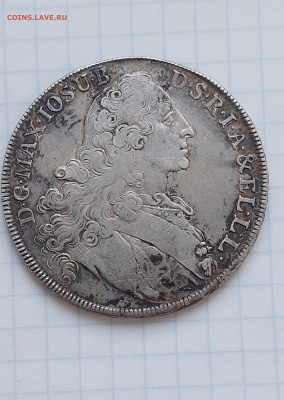 1 талер 1765 Бавария Максимилиан - 20240404_165806