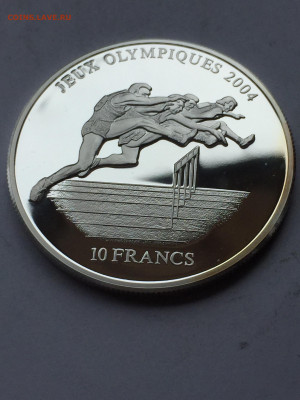 Конго 2003, 10 Франков 2003, Олимпиада 2004, до 11.04.2024 - 59C0E066-F80C-426E-B73C-0B4C3D83B027