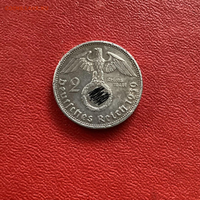 2 рейхсмарки 1939 год. 0,625. До 12.04.24 в 22-00 - IMG_1092