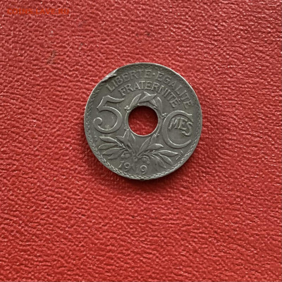 5 сантимов, Франция, 1919 г. До 13.04.24 в 22-00. - IMG_1171