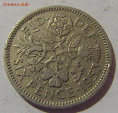 6 пенсов 1953 Англия №1 13.04.24 22:00 М - CIMG3628.JPG