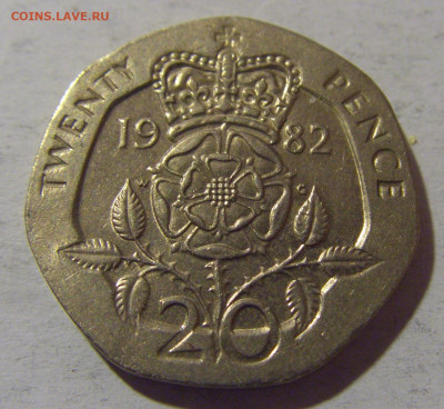 20 пенсов 1982 Англия №1 13.04.24 22:00 М - CIMG3636.JPG