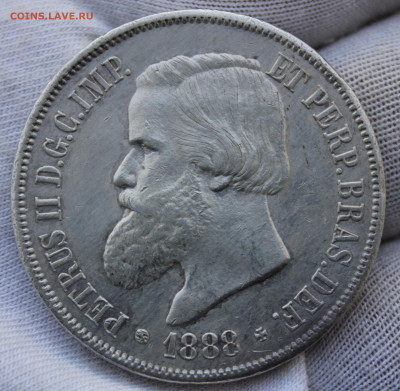 Бразилия, Педро II. 2000 реалов (рейс), 1888 года. - IMG_20240408_142048_copy_3211x3136