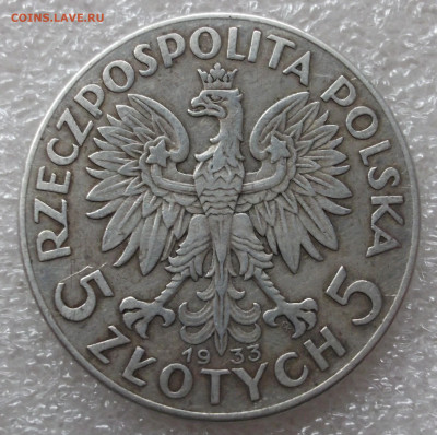 Польша 5 злотых 1933 год - 003.JPG