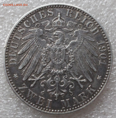 Германия 2 марки 1901 год - 012.JPG