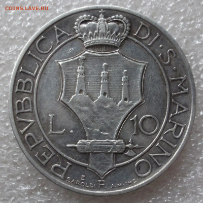Сан Марино 10 лир 1935 год - 014.JPG