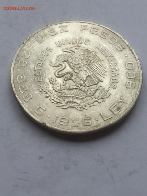 Мексика, 10 Песо 1956, до 15.04.2024 - E8D94D3B-E83A-4E2F-B794-39F8425BD8A7