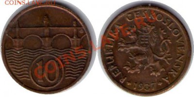 >L< Чехословакия 10 хеллеров 1937 до 21.01.12 22:00 - Чехословакия_10_хеллеров_37