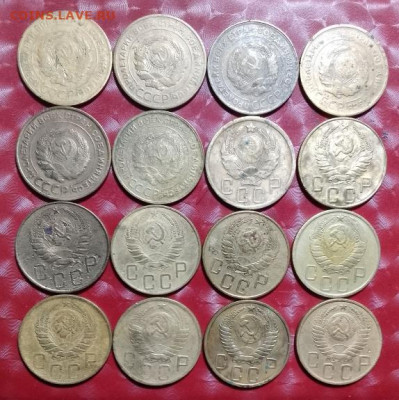 Подборка СССР: 5 коп 16 монет нечастые Фикс - 5к ссср 16шт А Зап 13.12.23