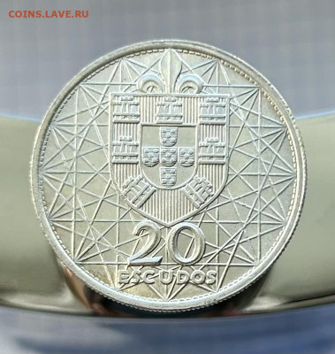 20 эскудо 1966 Португалия AU-ANC, до 12.04.2024 в 22-00 - IMG_1266