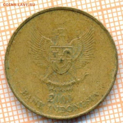 Индонезия 500 рупий 2000 г., до 16.04.2024 г. в 22.00 по Мос - Индонезия 500 рупий 2000 304