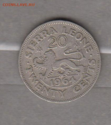 Сьерра Леоне 1964 20 центов до 14 04 - 5а