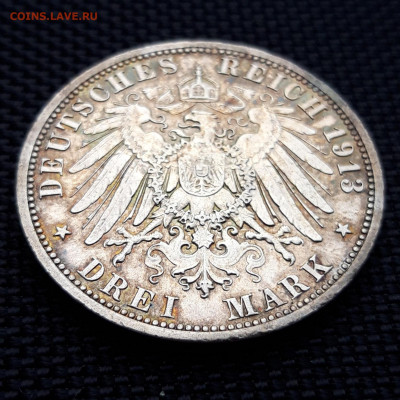 Германская империя 3 марки 1913, до 17.04.24 - 3 марки 1913_1