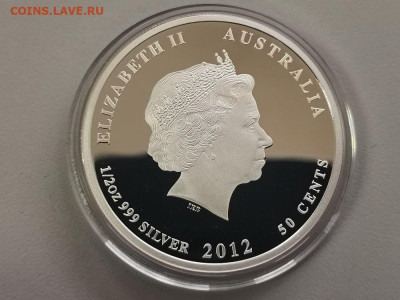 50цен 2012 Австралия - Осьминог, Ag999. Серия REEF, до 17.04 - ЯЯ Осьминог-3