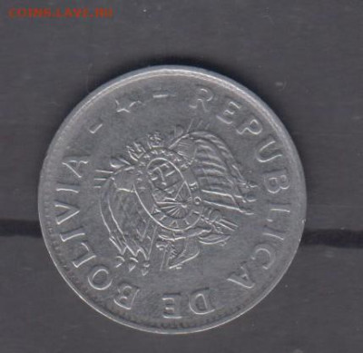 Боливия 1991 1 боливано до 14 04 - 26а