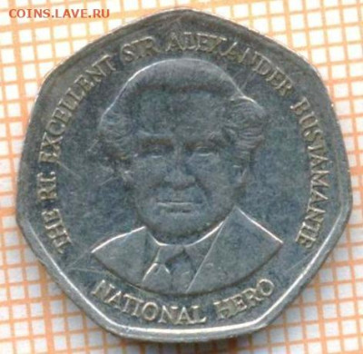 Ямайка 1 доллар 1995 г., до 17.04.2024 г. в 22.00 по Москве - Ямайка 1 доллар 1995 323а