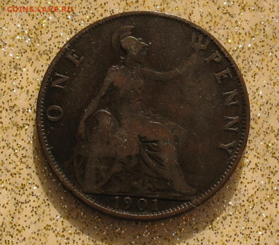 Великобритания 1 пенни 1901 до 16.04.24г. 22.00ч. - вел7