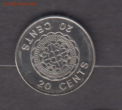 Соломоновы острова 2005 20 центов до 16 04 - 44а