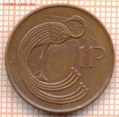 Ирландия 1 пенни 1996 г., до 18.04.2024 г. в 22.00 по Москв - Ирландия 1 пенни 1996 659а