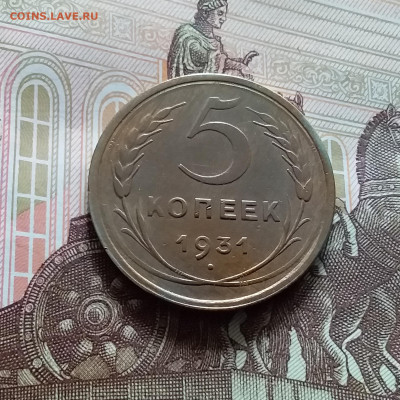 5 копеек 1931. До 19.04.24 в 22.00 - 20240413_144517
