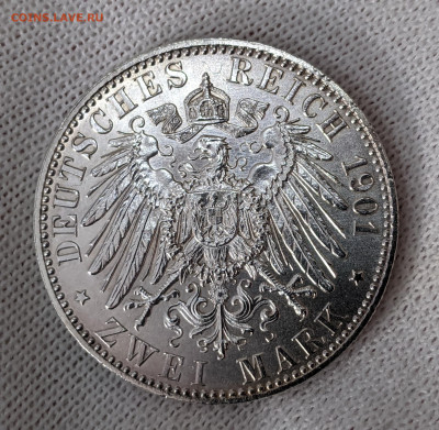 2 Марки 1901 A, Пруссия 16.04.2024 - 3