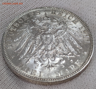 3 Марки 1911 D, Бавария, 16.04.2024 - 4