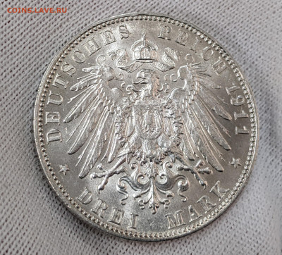 3 Марки 1911 D, Бавария, 16.04.2024 - 3