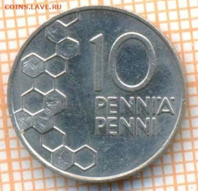 Финляндия 10 пенни 1990 г., до 18.04.2024 г. в 22.00 по Моск - Финляндия 10 пенни 1990 661