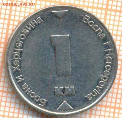 Босния и Герцеговина 1 марка 2000 г., до 18.04.2024 г. в 22. - Босния 1 марка 2000 670а