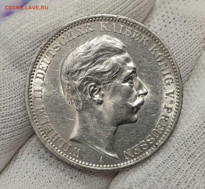 3 Марки 1909 A, Пруссия 16.04.2024 - 1