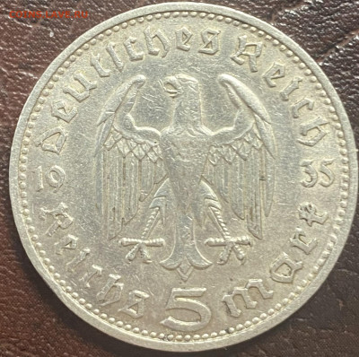 5 Марок Германия 1934,1935,1936 - 50E2DF83-4A43-43E8-B547-5348F1D6EFE0