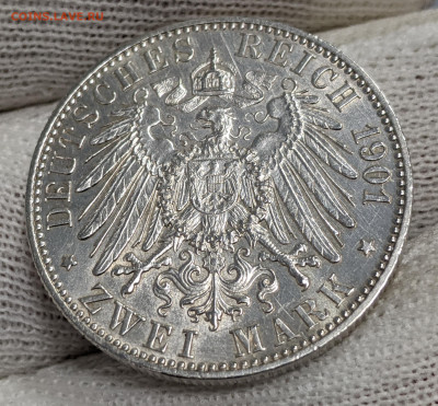 2 Марки 1901 A, Пруссия 16.04.2024 №2 - 4