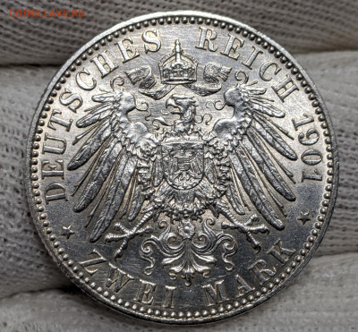 2 Марки 1901 A, Пруссия 16.04.2024 №2 - 3