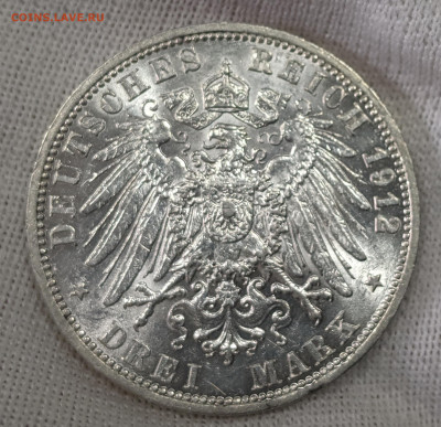 3 Марки 1912 A, Пруссия 16.04.2024 №2 - 33