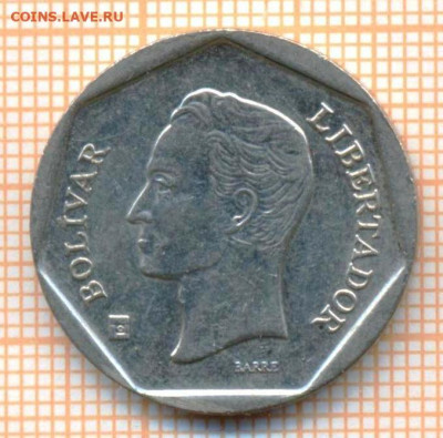 Венесуэла 100 боливар 1999 г., до 18.04.2024 г. в 22.00 по М - Венесуэла 100 боливар 1999 672а