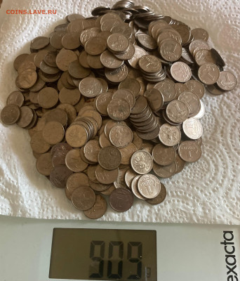 1 копейка РФ(909г), до 21.04.24г. - 1к