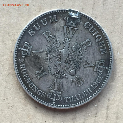 1 Талер 1861, с подвеса, до 22.04.2024 - 1BB2C392-FD75-4B0A-9752-B7BEA852AAA3