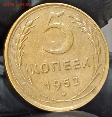 5 копеек 1952 До 21.04.24 в 22.00 МСК. - 1711960234544